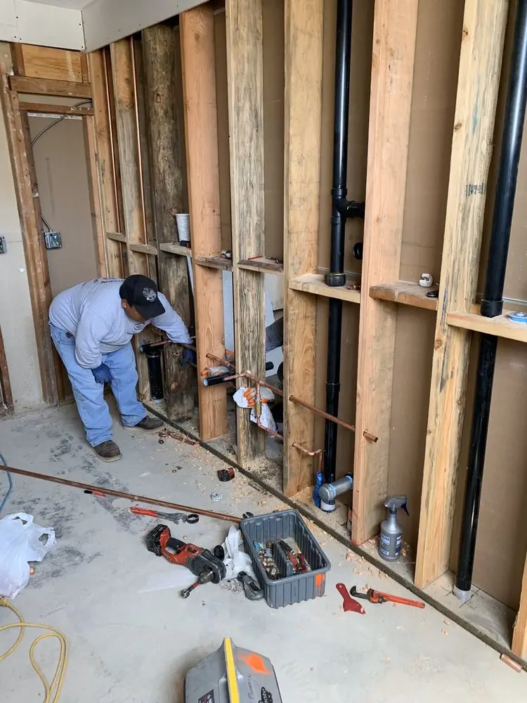 Commercial rough-in plumbing for Trenchless Sewer Repair in East Peoria